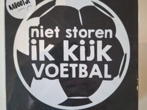 Houten bord 'voetbal'
